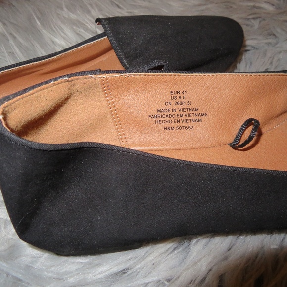H&M Black Flats - Picture 2 of 4